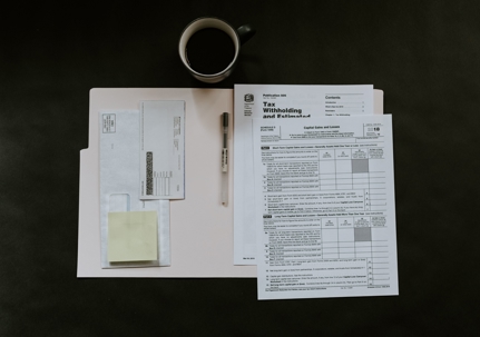 irs tax form paperwork